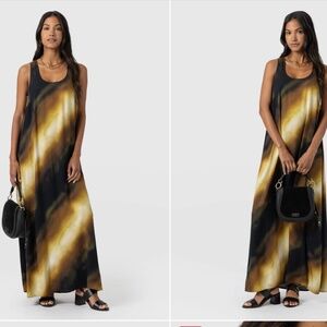 CELESTE MAXI DRESS - YELLOW GRADIENT